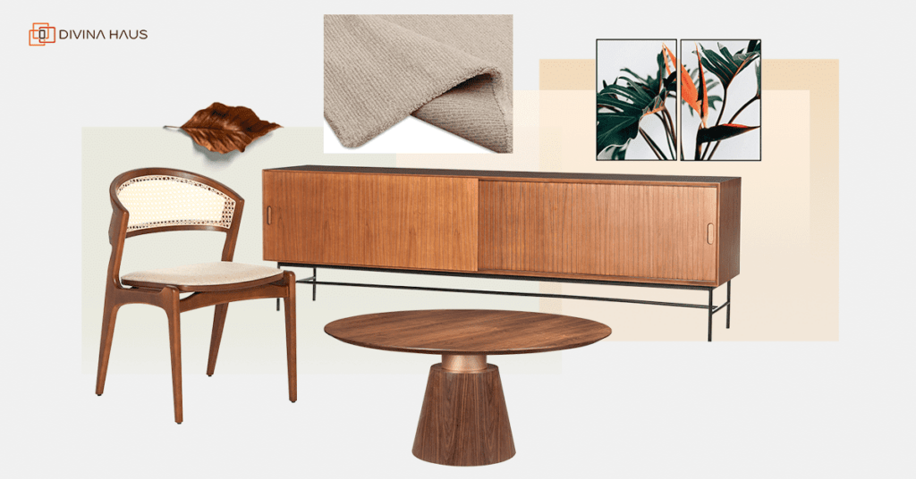 Decoração com madeiras